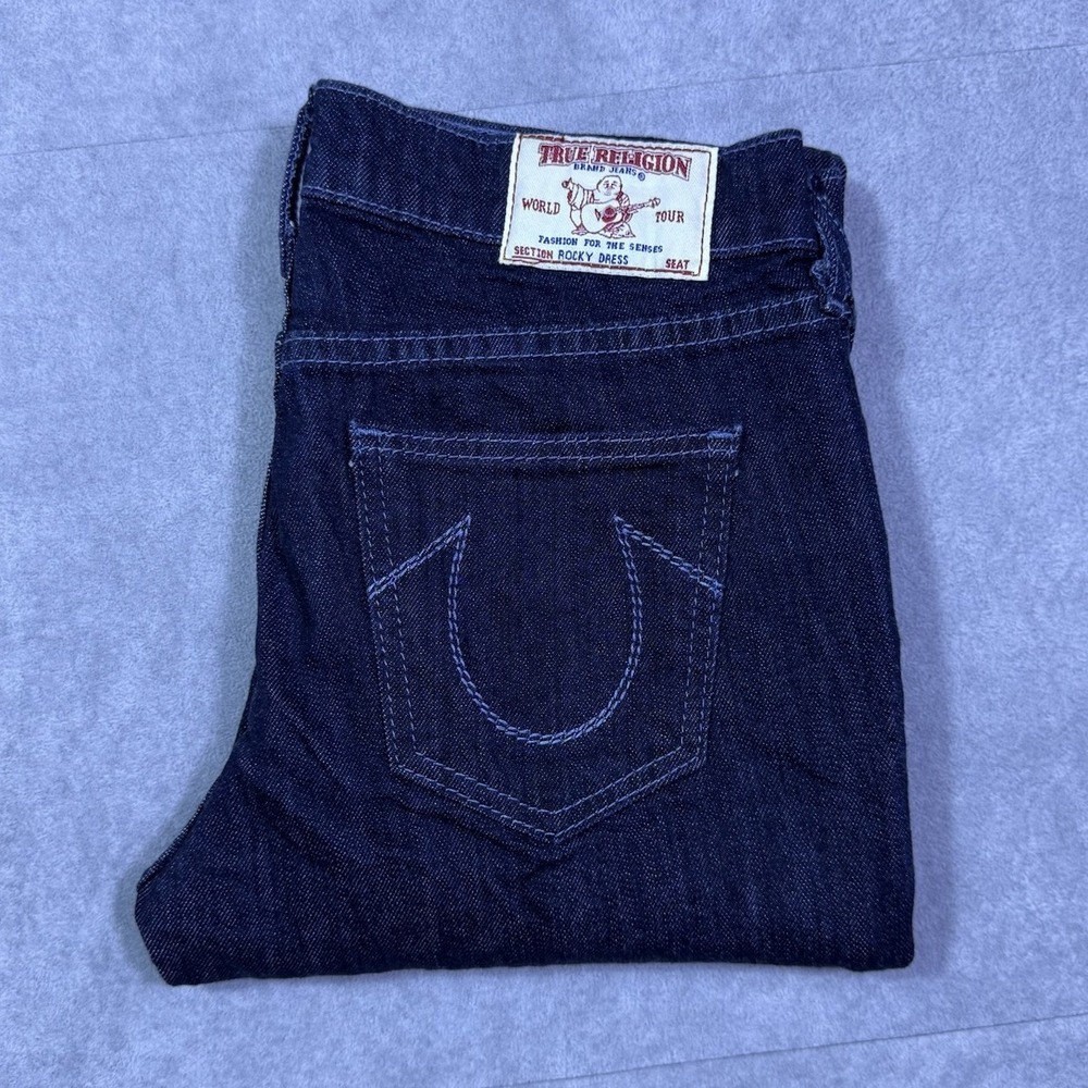 VINTAGE True Religion Jeans Womens 26 (27x36) Rocky Dress Y2K Made In USA